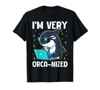 Humor divertido de la oficina de ballena soy muy orca-nized Camiseta