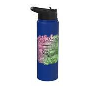 Humor divertido de lechuga Entra Loser Vamos a aprender Stainless Steel Insulated Water Bottle