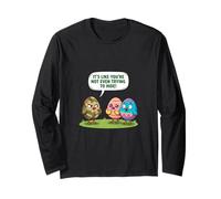 Humor Divertido de Pascua Es como si ni Siquiera estuvieras Tratando de esconderte Manga Larga
