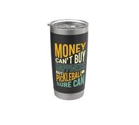 Humor divertido de Pickleball para jugadores felices de Pickleball Vaso térmico de acero inoxidable de doble pared