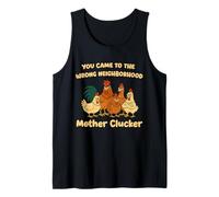 Humor Divertido de Pollo para Agricultores y colonos Camiseta sin Mangas