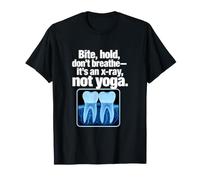 Humor Divertido de Rayos X, es una radiografía, no Yoga Camiseta