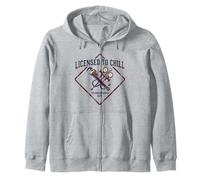 Humor Divertido de refrigeración para técnico HVAC con Licencia To Chill Sudadera con Capucha