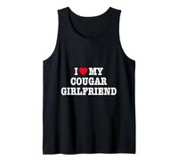 Humor divertido de relaciones Amo a mi novia puma Camiseta sin Mangas