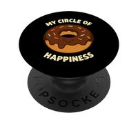 Humor Divertido de rosquillas de My Circle of Happiness PopSockets PopGrip Adhesivo