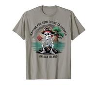 Humor Divertido del Tesoro del Esqueleto Pirata de Oak Island Camiseta