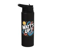 Humor divertido electricista de Watt's Up Stainless Steel Insulated Water Bottle