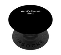 Humor Divertido sarcástico de la tía más Buena del Mundo para Las mamás PopSockets PopGrip Adhesivo