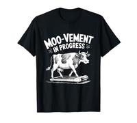 Humor divertido sobre el entrenamiento de las vacas en movimiento en progreso Camiseta