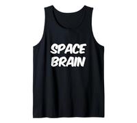 Humor Divertido TXT Divertido para La Gente Gracioso Dos Palabras Espacio Cerebro Camiseta sin Mangas