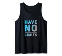 Humor Divertido TXT Divertido para la Gente Las Citas Divertidas no Tienen límites Camiseta sin Mangas