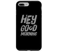 Humor Divertido TXT Mañana Gente Citas Divertidas Hola Buenos días Carcasa para iPhone 7 Plus/8 Plus