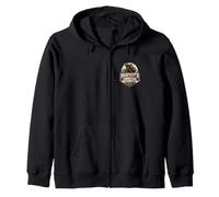 Humor Divertido y Vintage de Bigfoot's Christmas Tree Farm sobre Sasquatch Sudadera con Capucha