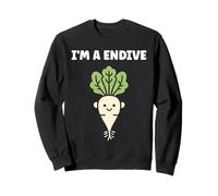 Humor endive minimalist vegetable simple i'm a endive Sudadera