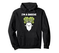 Humor endive minimalist vegetable simple i'm a endive Sudadera con Capucha