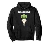 Humor endive minimalist vegetable simple i'm a endive Sudadera con Capucha