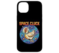 Humor Espacial Space Cluck Cosmic Chicken Carcasa para iPhone 14 Plus