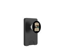 Humor Evitar Pasos Extra Frase Divertida Retro PopSockets PopWallet para MagSafe