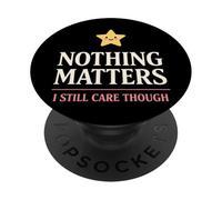 Humor existencial Nihilismo Humor Filosofía absurda PopSockets PopGrip Adhesivo