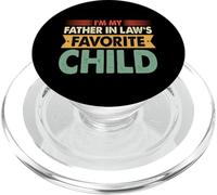 Humor Familiar Divertido del Hijo Favorito de mi suegro PopSockets PopGrip para MagSafe