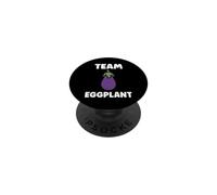 Humor Food Eggplant Simple Team Eggplant PopSockets PopGrip Adhesivo