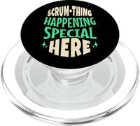 Humor Frase Scrum Energía Diaria Agile Equipo PopSockets PopGrip para MagSafe