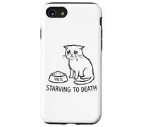 Humor Gato «Starving To Death» Gatito Llorando Carcasa para iPhone SE (2020) / 7/8