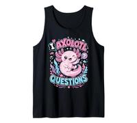 Humor I Axolotl cuestiona al Lindo Amante del Axolotl Divertido Camiseta sin Mangas