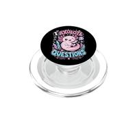 Humor I Axolotl cuestiona al Lindo Amante del Axolotl Divertido PopSockets PopGrip para MagSafe
