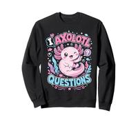 Humor I Axolotl cuestiona al Lindo Amante del Axolotl Divertido Sudadera
