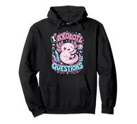 Humor I Axolotl cuestiona al Lindo Amante del Axolotl Divertido Sudadera con Capucha