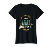 Humor Ingeniero Divertido, diseño de ingeniería Camiseta gráfica económica, Mujer, Negro, XS