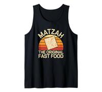 Humor Judío Frase Matzah The Original Fast Food Camiseta sin Mangas