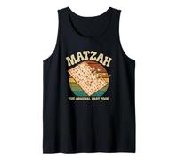 Humor Judío Frase Matzah The Original Fast Food Camiseta sin Mangas