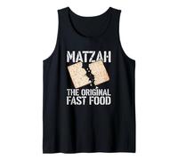 Humor Judío Frase Matzah The Original Fast Food Camiseta sin Mangas
