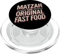 Humor Judío Frase Matzah The Original Fast Food PopSockets PopGrip para MagSafe