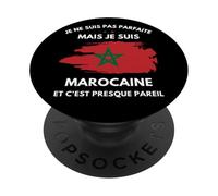 Humor Maroc je ne Suis Pas Parfaite Mais je Suis Marocaine PopSockets PopGrip Adhesivo