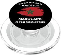 Humor Maroc je ne Suis Pas Parfaite Mais je Suis Marocaine PopSockets PopGrip para MagSafe