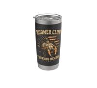 Humor miembro fundador del Boomer Club Vaso térmico de acero inoxidable de doble pared