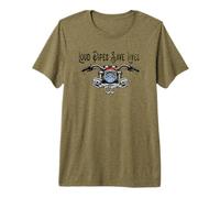 Humor Motero Tubos Ruidosos Salvar Vidas Motociclista Camiseta Premium