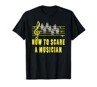 Humor Música Divertida para Asustar a Los Músicos Halloween Camiseta