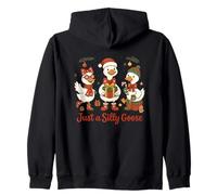 Humor navideño de Just A Silly Goose Sudadera con Capucha
