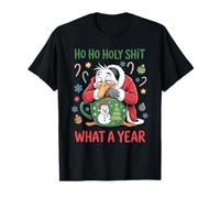 Humor navideño Divertido de Ho Ho Holy SH Camiseta