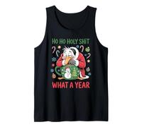 Humor navideño Divertido de Ho Ho Holy SH Camiseta sin Mangas