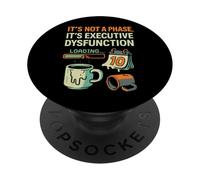 Humor neurodivergente TDAH Meme Disfunción Ejecutiva Rabia PopSockets PopGrip Adhesivo