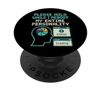 Humor neurodivergente TDAH Meme Disfunción Ejecutiva Rabia PopSockets PopGrip Adhesivo