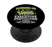 Humor neurodivergente TDAH Meme Disfunción Ejecutiva Rabia PopSockets PopGrip Adhesivo