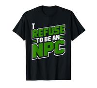 Humor NPC Modo No Personaje Principal Gen Z En La Vida Real Camiseta