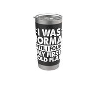 Humor Obsesión Normal Divertido Vaso térmico de acero inoxidable de doble pared
