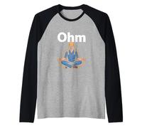 Humor Ohm Maestro Zen Camiseta Manga Raglan